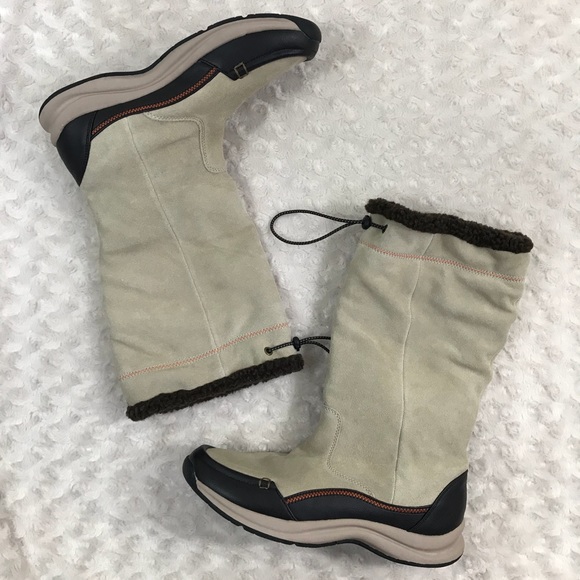 lands end suede boots